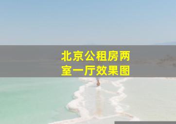 北京公租房两室一厅效果图