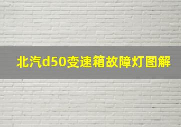 北汽d50变速箱故障灯图解