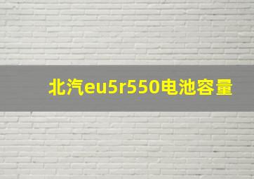 北汽eu5r550电池容量