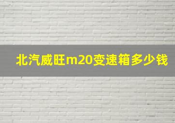 北汽威旺m20变速箱多少钱