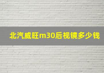 北汽威旺m30后视镜多少钱