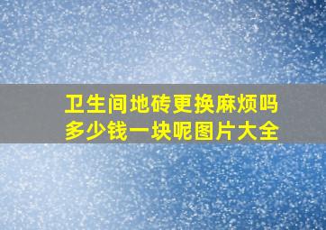 卫生间地砖更换麻烦吗多少钱一块呢图片大全