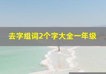 去字组词2个字大全一年级