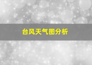 台风天气图分析