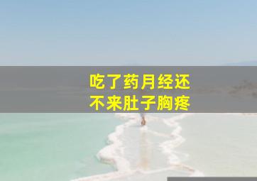 吃了药月经还不来肚子胸疼