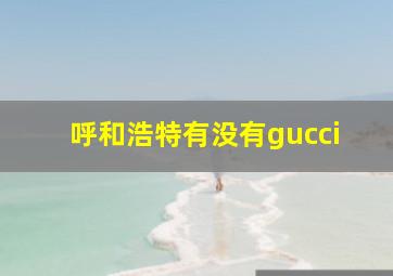 呼和浩特有没有gucci