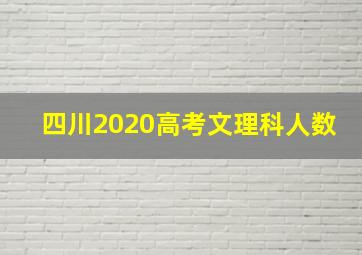 四川2020高考文理科人数