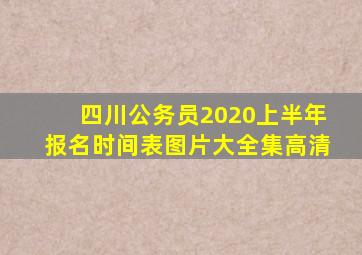 四川公务员2020上半年报名时间表图片大全集高清