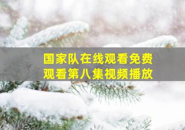 国家队在线观看免费观看第八集视频播放