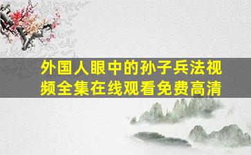 外国人眼中的孙子兵法视频全集在线观看免费高清