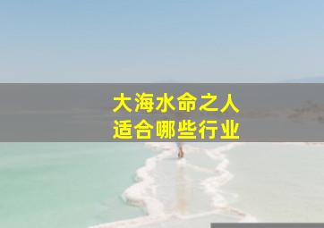 大海水命之人适合哪些行业