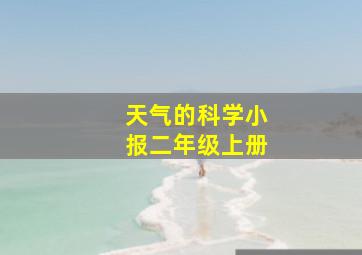 天气的科学小报二年级上册