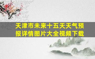 天津市未来十五天天气预报详情图片大全视频下载