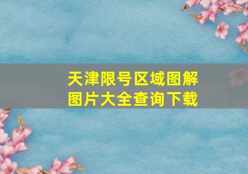 天津限号区域图解图片大全查询下载