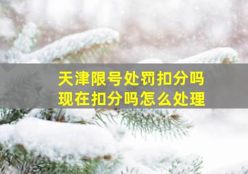 天津限号处罚扣分吗现在扣分吗怎么处理