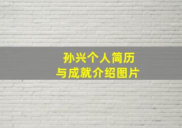 孙兴个人简历与成就介绍图片