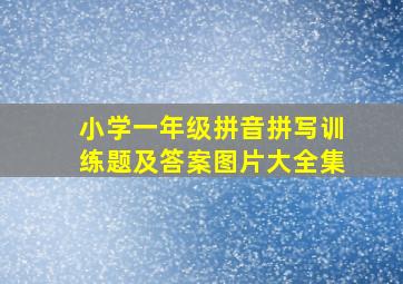 小学一年级拼音拼写训练题及答案图片大全集