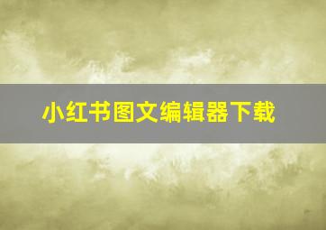 小红书图文编辑器下载