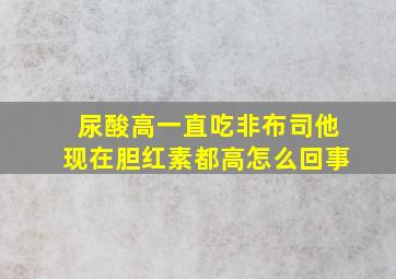 尿酸高一直吃非布司他现在胆红素都高怎么回事