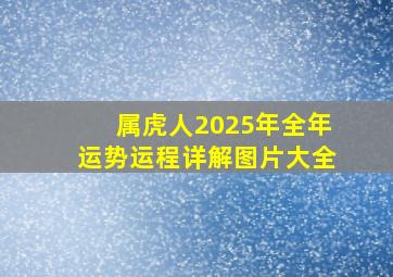 属虎人2025年全年运势运程详解图片大全