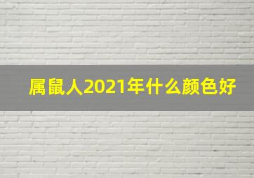 属鼠人2021年什么颜色好