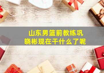 山东男篮前教练巩晓彬现在干什么了呢