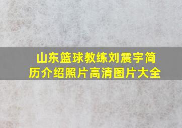 山东篮球教练刘震宇简历介绍照片高清图片大全