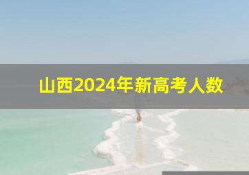 山西2024年新高考人数