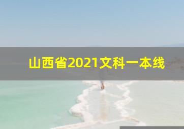 山西省2021文科一本线