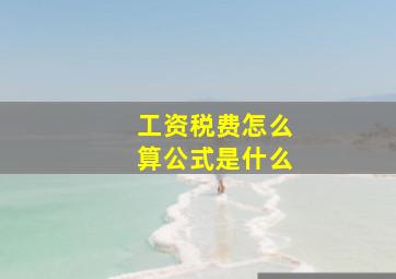 工资税费怎么算公式是什么