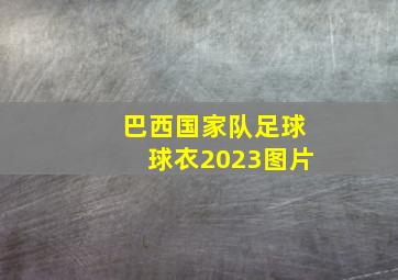 巴西国家队足球球衣2023图片