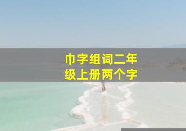 巾字组词二年级上册两个字