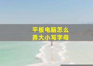 平板电脑怎么弄大小写字母