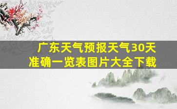 广东天气预报天气30天准确一览表图片大全下载