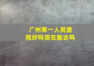 广州第一人民医院好吗现在能去吗