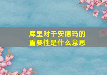 库里对于安德玛的重要性是什么意思