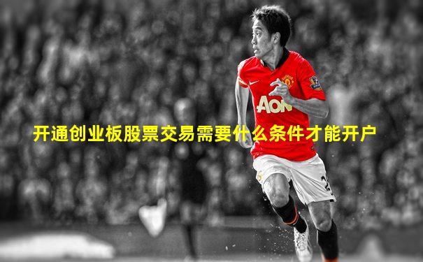 开通创业板股票交易需要什么条件才能开户