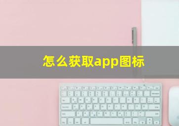 怎么获取app图标