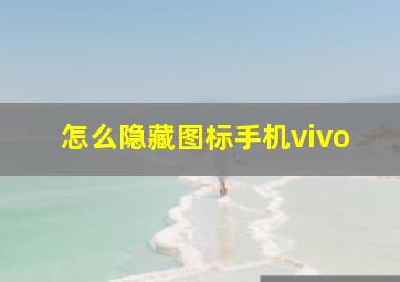 怎么隐藏图标手机vivo