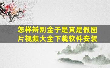 怎样辨别金子是真是假图片视频大全下载软件安装