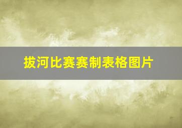 拔河比赛赛制表格图片