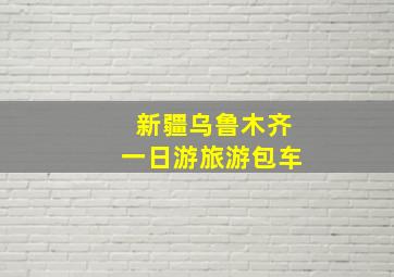 新疆乌鲁木齐一日游旅游包车