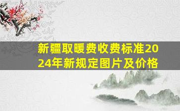 新疆取暖费收费标准2024年新规定图片及价格