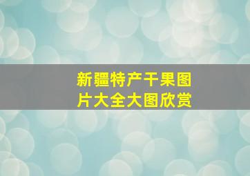 新疆特产干果图片大全大图欣赏