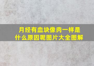 月经有血块像肉一样是什么原因呢图片大全图解