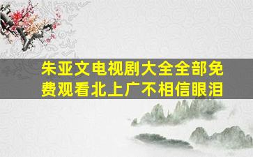 朱亚文电视剧大全全部免费观看北上广不相信眼泪