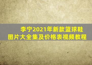 李宁2021年新款篮球鞋图片大全集及价格表视频教程