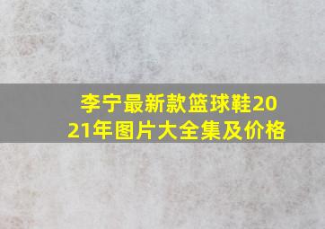 李宁最新款篮球鞋2021年图片大全集及价格