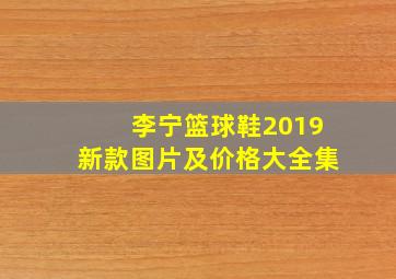 李宁篮球鞋2019新款图片及价格大全集