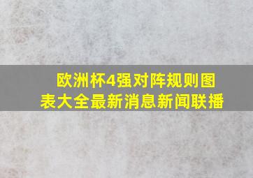 欧洲杯4强对阵规则图表大全最新消息新闻联播